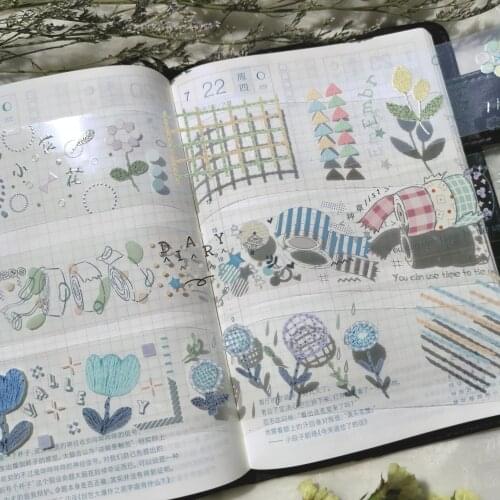 1 Loop Tree Cherry Sweet Wild Transparent PET Meow Washi Tape Salt