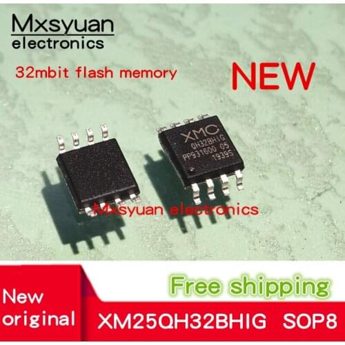 10PCS~50PCS/LOT XM25QH32BHIG QH32BHIG QH32BH1G SOP8 New original 32mbit memory