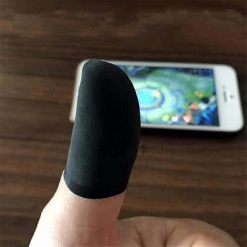 2PCS Mobile Game Sleeve Smart Touch Screen Finger Sleeve Game Gloves