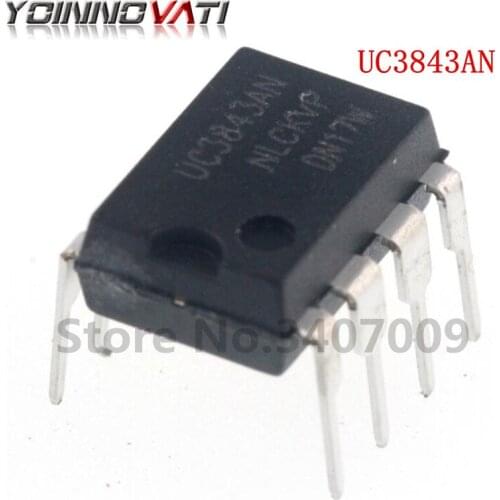 20PCS/Lot UC3843B UC3843BN UC3843AN UC3843 3843 DIP8 DIP PWM Switching Power Converter