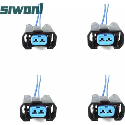 4pcs Female Fuel Injector Plug Connector For HONDA Accord Odyssey City Civic 2006-2011 1.8L CRV Rhyme 16450-RNA-A01