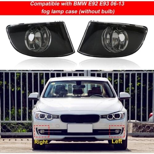 Fog Light Cover Reliable ABS L/R Perfect Fitment Fog Lamp Bezel Housing OE:63176937466 63176937465 for BMW E92 E93 06-13