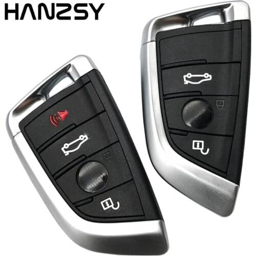 3 4 Buttons Smart Key shell For BMW X1 X5 X6 X5M X6M For 1 2 7 Series Replaceable Car Remote Key Case Cover blank Fob Auto key