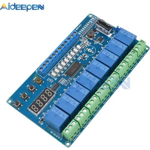 DC8-36V 8 way multi-function relay control module With light couple for arduino DIY kit