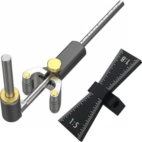 Woodworking Marking Gauge Wood Scribe Dovetail Marker Guide Aluminum Alloy Dovetail Tools