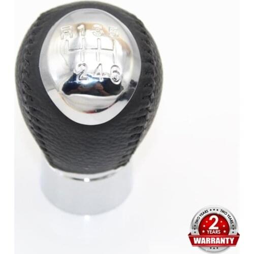 For Mazda 3 5 6 323 626 Premacy MPV Rx8 Car-Styling Manual 6 Speed Gear Shift Knob Stick Handle Head Cover Chrome Cap