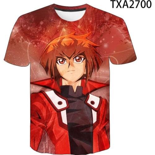 3D Summer Printed T Shirts Game Yu Gi Oh Casual Men Women Children Fashion Short Sleeve Boy Girl Kids Short Sleeve Cool Tops