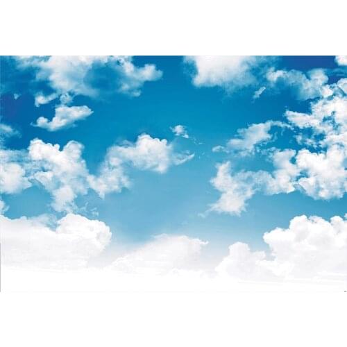 Blue sky photo background vinyl fotografia white cloud baby video photography backdrop for photo studio props photophone lv-1558