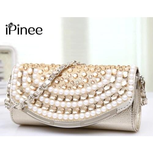 iPinee Women's Gold Clutches