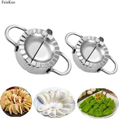 Stainless Steel Dumpling Maker Empanada Press Wraper Dough Cutter Pie Ravioli Dumpling Mould Kitchen Accessories Jiaozi Maker