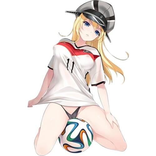 Lovely Fashion Sexy Car Stickers Kantai Collection Japanese Anime Waterproof Car Decoration Vinyl Tuning Laptop Trunk Sticker