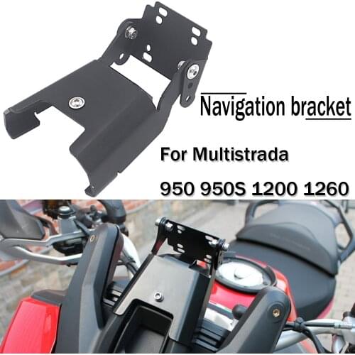 GPS Smart Phone Navigation Mount Mounting Bracket Adapter Holder For Ducati Multistrada 950 950S 1200 Enduro 1260 1260GT
