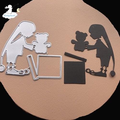 Bunnymoon Shopping mom Metal Cutting Dies Stencils for DIY Scrapbooking/photo Album stamps Decorative Embossing DIY Paper