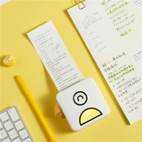 Poooli Mini Portable Thermal Printer Paper Photo Pocket Thermal Printer 58 mm Printing Wireless Bluetooth Android IOS Printers