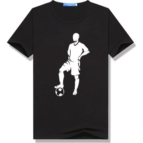 New Mens T-shirts Footballer Ball Sports Boys Funny t shirt Men Summer Casual street Hip-hop Tee shirt Male Plus Size Top Tees