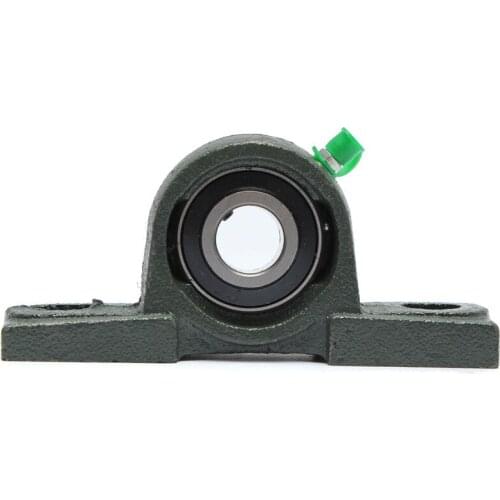 1pc UCP203 Pillow Block Bearing 17mm Bore Diameter Zinc Alloy Pillow Block Mounted Ball Bearing Self-aligning Pillow Bearing