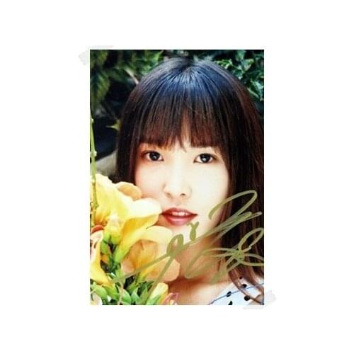 Signed GFRIEND Yuju autographed photo RAINBOW 6 inches freeshipping 2 versions 102017