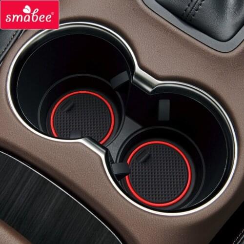 Smabee Anti-Slip Gate Slot Cup Mat for Toyota Harrier 80 series Japan model Accessories Rubber Coaster Non-slip Pad