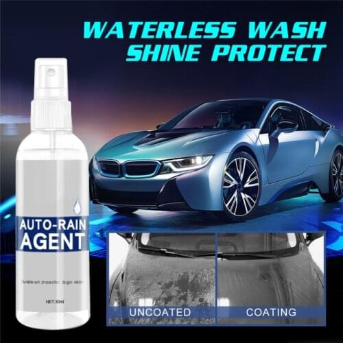 30ml Car Glass Waterproof Coating Agent Car Windscreen Rainproof Anti-fog Glass Hydrophobic Coating Spray Cleaning Accessories