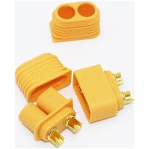 5Pairs 10Pcs SY60 Male Female Bullet Connectors Plug For RC Quadcopter FPV Racing Drone Lipo Battery