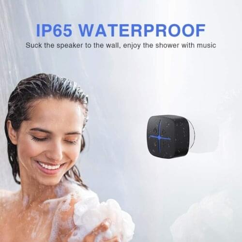 IP65 Waterproof Bluetooth-compatible Shower Speaker Radio for Bathroom Pool with Voice