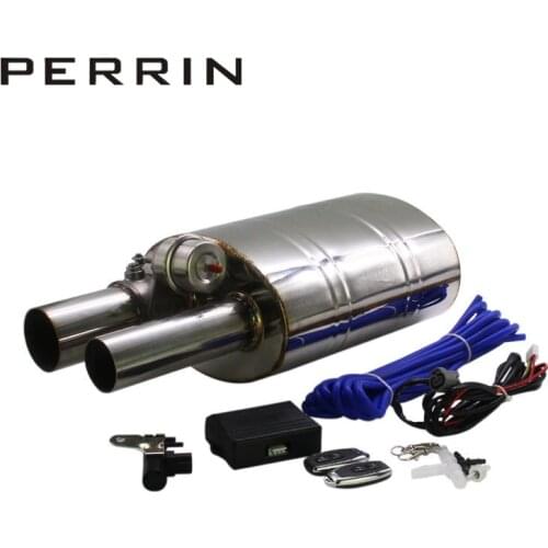Stainless Steel 2.5" Straigh Outlet Tip 2.5"Inlet Weld On Single Exhaust Muffler with different sounds/Dump Valve Exhaust Cutout
