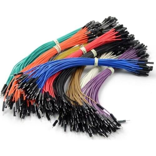 High Quality Universal 40Pcs 2.54MM 20CM Double-headed For Jumper Dupont Cable Female Wire To Male Random NEW Color 2019 Q8M5