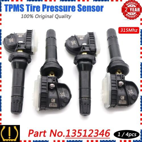 Xuan TPMS Tire Pressure Sensor Alarm Monitor Systems 13512346 For GM Chevrolet Colorado GMC Canyon 2020 315MHz