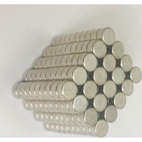 100pcs/200pcs Dia4x2mm Brand New Disc Rare earth Neodymium Strong fridge Permanent Magnetic button craft magnetic materials