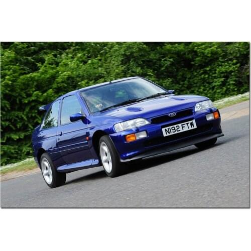 1993 Ford Escort RS Cosworth Car Photo Decorative Posters and Prints Canvas Painting Wall Art Picture For Living Room