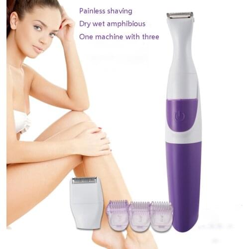 5in1 Perfect Bikini Trimmer Kit Precision Facial Electric Hair Trimmer for Women Shaver Micro Epilator Battery Underarm LK-383
