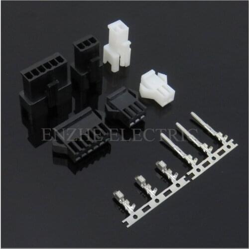 500PCS SM series car Bar connector cable Terminal spacing 2.5mm auto socket 3 pin female Connector automotive plug Bar connector