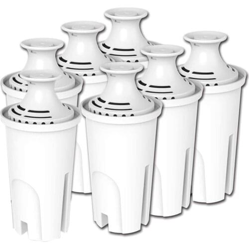 7Pack Standard Water Filter Compatible for Brita Pitchers, Sispensers, Premium Pitcher Replacement Filters