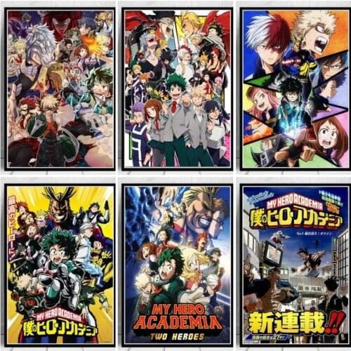 Boku No Hero My Hero Academia Anime Pictures On The Wall Canvas Painting Art Decoration Posters And Prints Home Decor Cuadros