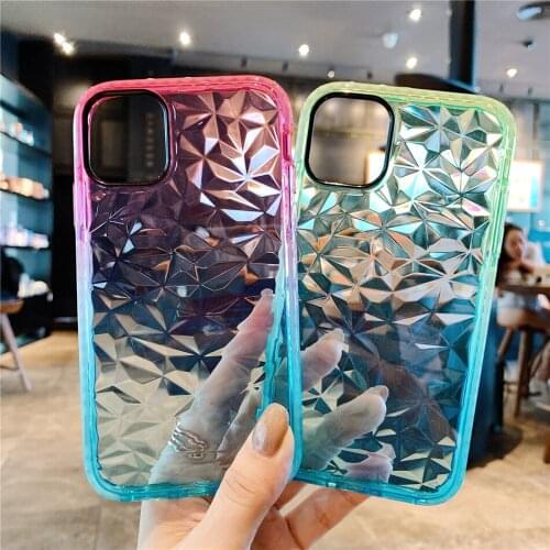 Glitter 3D Diamond Dream Shell Phone Case for iPhone 11 12 Pro XS Max X XR 6 7 8 Plus SE 2020 Bling Crystal Soft TPU Clear Cover