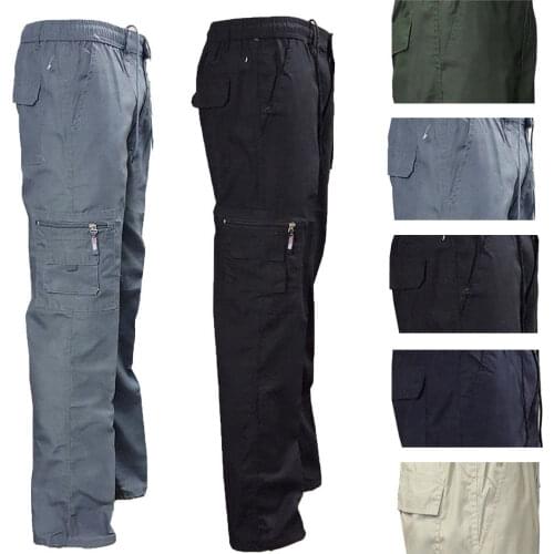 Tactical Pants Male Camo Jogger Casual Plus Size Cotton Trousers Multi Pocket Military Style Army Camouflage Mens Cargo Pants