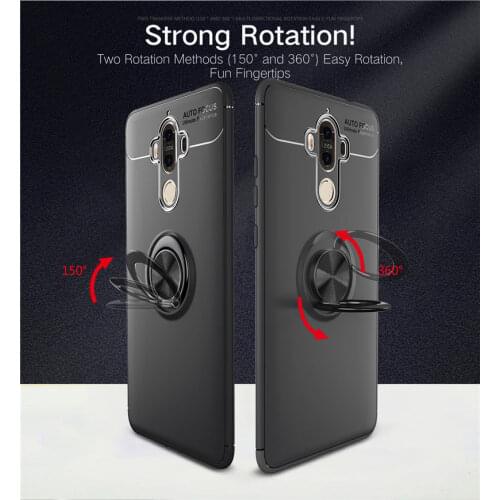 Huawei Mate 20 X Case Mate20 Cover Silicone TPU Cover For Huawei Mate 9 10 20 Lite Pro Soft TPU Case Magnetic Car Holder Ring