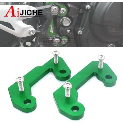 For KAWASAKI NINJA 400 NINJA400 NINJA250 NINJA 250 Z400 Z 400 2018-2021 Motorcycle CNC Aluminum Rearset Base Foot Pegs Rear