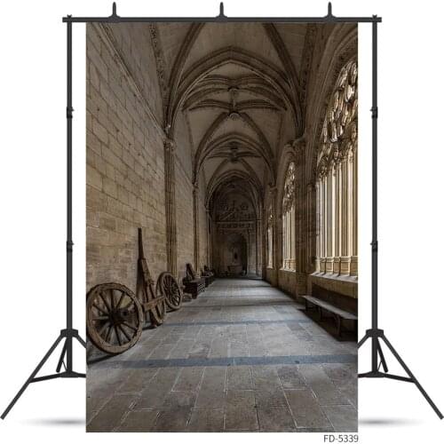 Arch Brick Wall Passage Wheels Photography Background Portrait Children Baby Custom Fond Backdrop Photo Studio Photoshoot Props