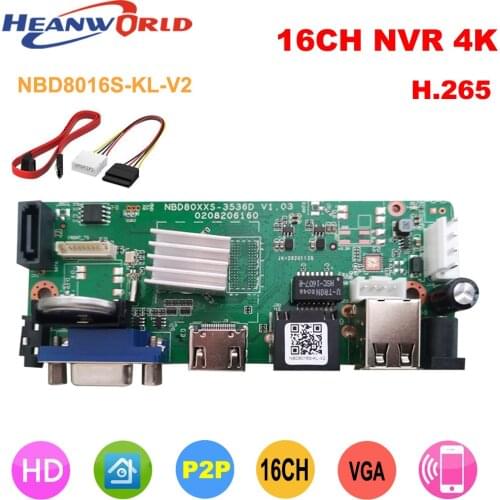Heanworld Mini 16CH 5MP NVR 16 channel 1080P CCTV 2.0MP video recorder for Security System DVR Surveillance monitor