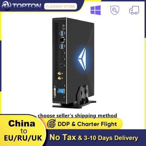10th Gen i9 Mini Gaming PC Intel I9-10900F Gigabyte Nvidia GTX 1650/1050Ti 4G Desktop Computador 2*DDR4 NVMe Windows 10 Pro WiFi