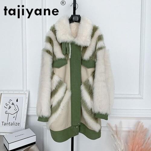 Jacket Womens Winter 2021 Real Fur Coat Woman Natural Wool Jackets Female Sheepskin Coats Women Clothes Casaco TN1356