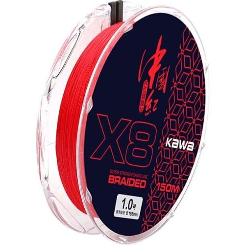 RUKE New Fishing Line Braided Wire Line 150M, High Strong PE 8 Braide Color fastness Wear-resisting Fishing Line Free Shipping