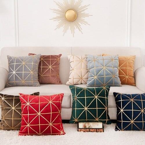 45x45cm velvet Cushion Cover Pillow Case Classic Throw Pillows Covers Home Supplies Waist Throw Cushion Cover Casual Pillowcase