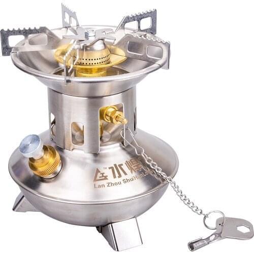 Portable Camping Gas Furnace Cooking Stove Cooker Cookware For Travel Picnic BBQ Gas Grill