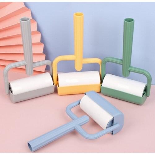 Portable Lint Roller Pet Dog Cat Hair Remover Cactus Non-slip Handle Practicality Easily Stick Away Durable