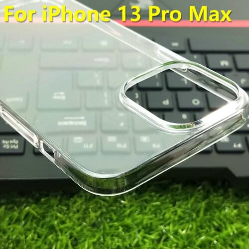 For Apple iPhone 13 Pro Max Clear Phone Case iPhone 13 Mini Back Cover Hard PC Case Protective Shell