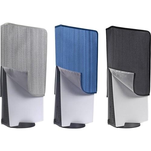 Dust Cover Sleeve Game Console Accessories For PS5 Console Dust Cover Sleeve with Cable Port Precision Cut