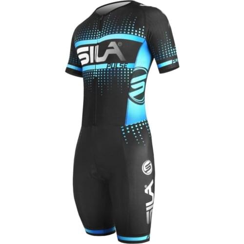 SILA 2020 men cycling jersey triathlon clothing tri suit skinsuit kit conjunto ropa ciclismo hombre bike sport swim run jumpsuit