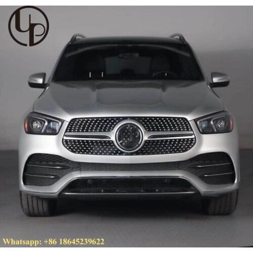 GLE class W167 sport style car body kits for gle 2020y GLE63 style car bumpers grille rear lip with exhaust body parts